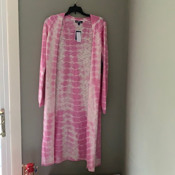 Tie Dye Longline Cardigan - Picture 7 of 8